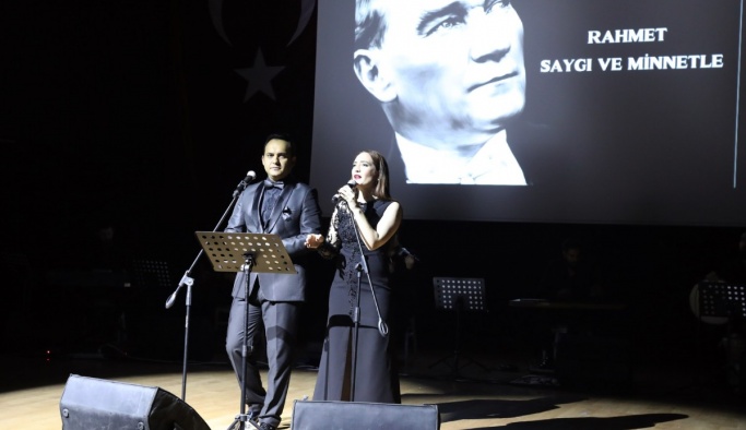 Büyük Önder Çerkezköy’de sevdiği şarkılarla anıldı