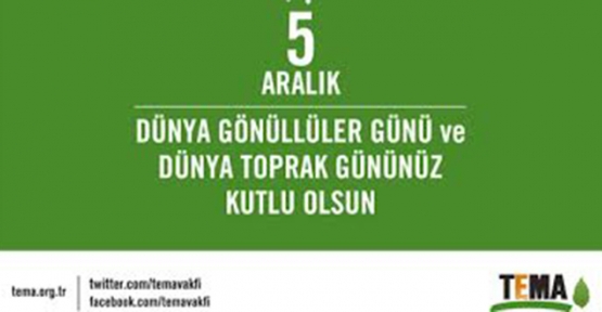 22 yıldır toprağı korumak için gönüllüyüz