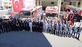 BÜYÜKŞEHİR İTFAİYESİ'NDEN COŞKULU KUTLAMA